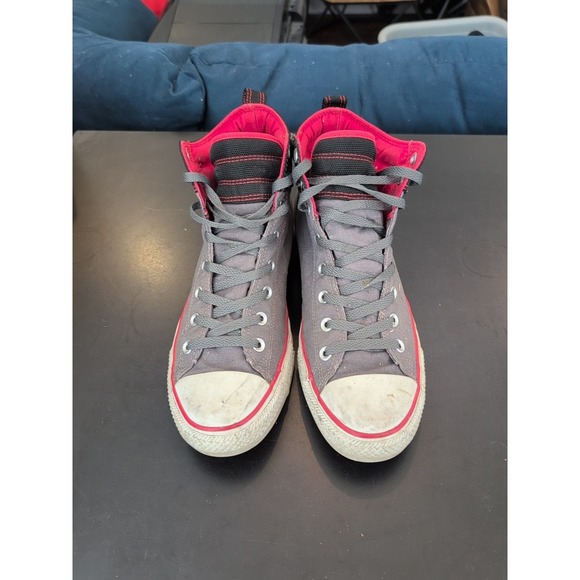 Converse Endgame Chuck Taylor All Star High Top Sneaker M 11 W 13 Red Gray - Picture 3 of 6